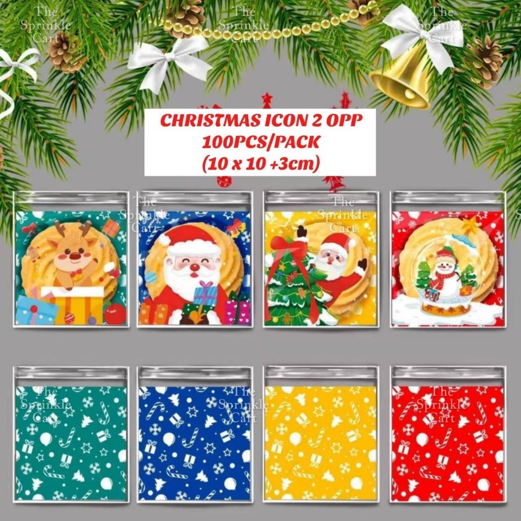Christmas Theme Resealable OPP and Loot Bag Goodies Packaging TSC