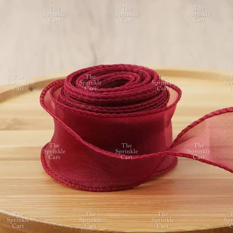 Fishtail Ribbon Wave Net Yarn Mermaid Tail for DIY Flower Bouquet TSC