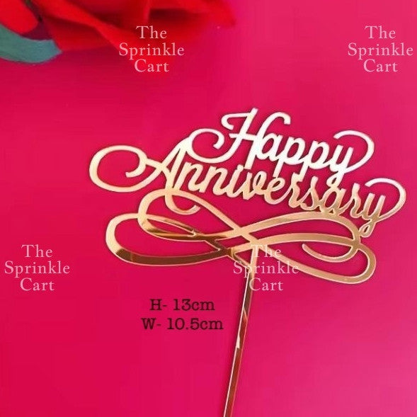 Floral Acrylic Topper Birthday Anniversary Bride to be Mr & Mrs Wedding Anniversary