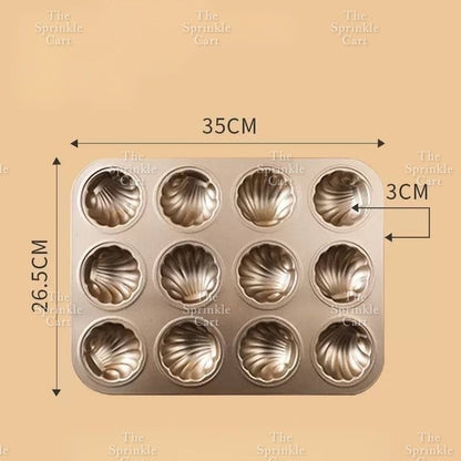 Non stick Golden Baking Pan Cupcake Molder Loaf Bento Pan Cake Japanese Cheesecake TSC
