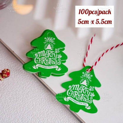 Christmas Sticker and Gift Tag DIY Food Box Sealing Label Packaging TSC