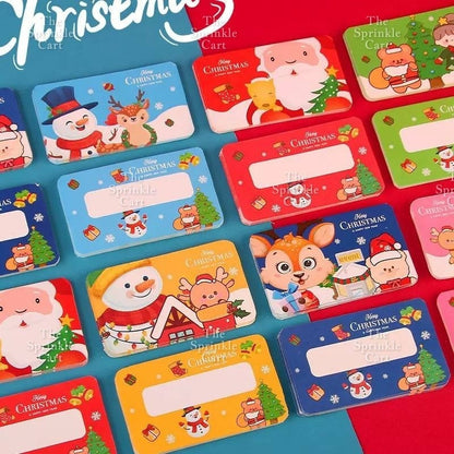 Christmas Scratch Card DIY Children Handwritten Surprise Gift Award TSC