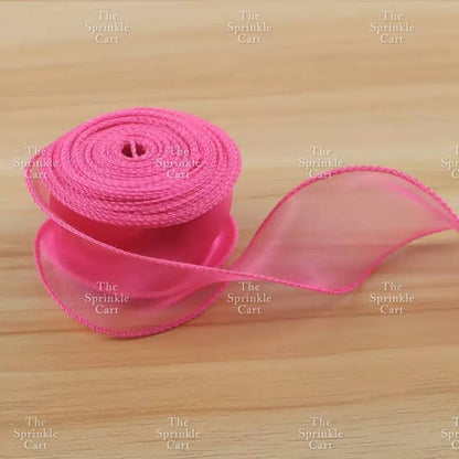 Fishtail Ribbon Wave Net Yarn Mermaid Tail for DIY Flower Bouquet TSC