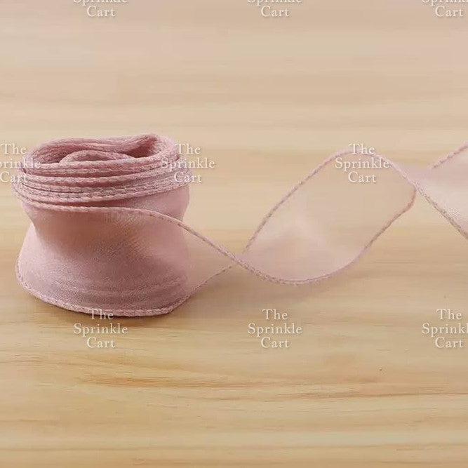 Fishtail Ribbon Wave Net Yarn Mermaid Tail for DIY Flower Bouquet TSC