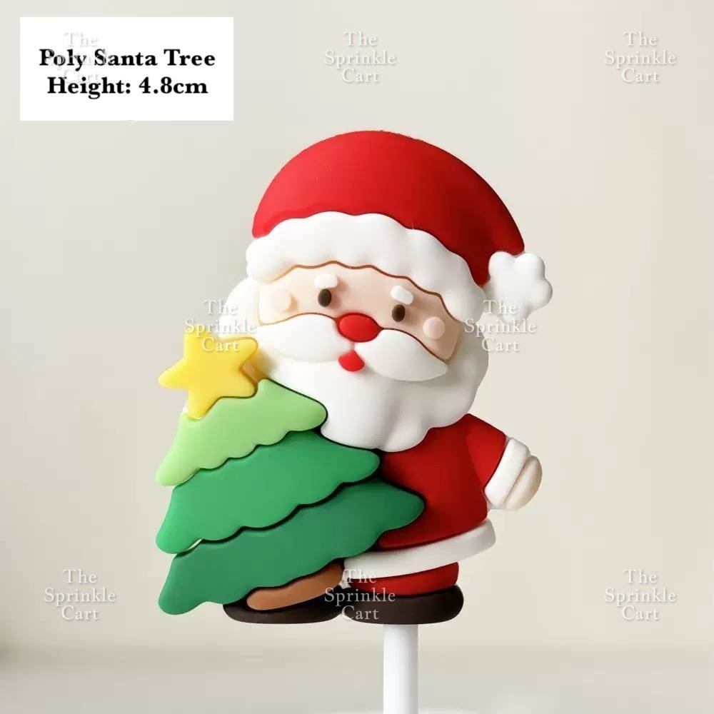 Christmas Cake Topper Polymer Ornament Decoration TSC