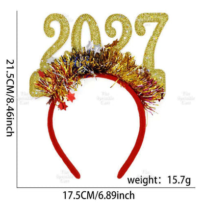 Occasional Headband and Eyewear for Birthday Christmas New Year Party Accessories TSC