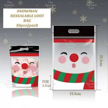 50pcs Christmas Halloween Candy Gift Loot Bag Packaging TSC