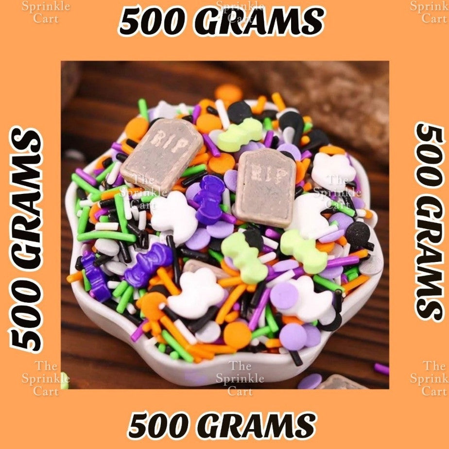 500grams Christmas Valentines Halloween Theme Edible Sprinkles Dragees Cake Decoration TSC