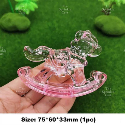 Translucent Crystal Resin Charms Toppers for DIY Cake Decoration Arts and Crafts TSC
