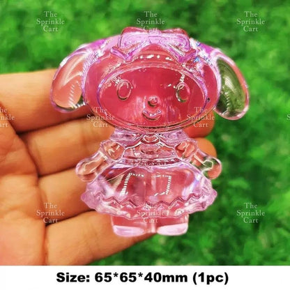 Translucent Crystal Resin Charms Toppers for DIY Cake Decoration Arts and Crafts TSC