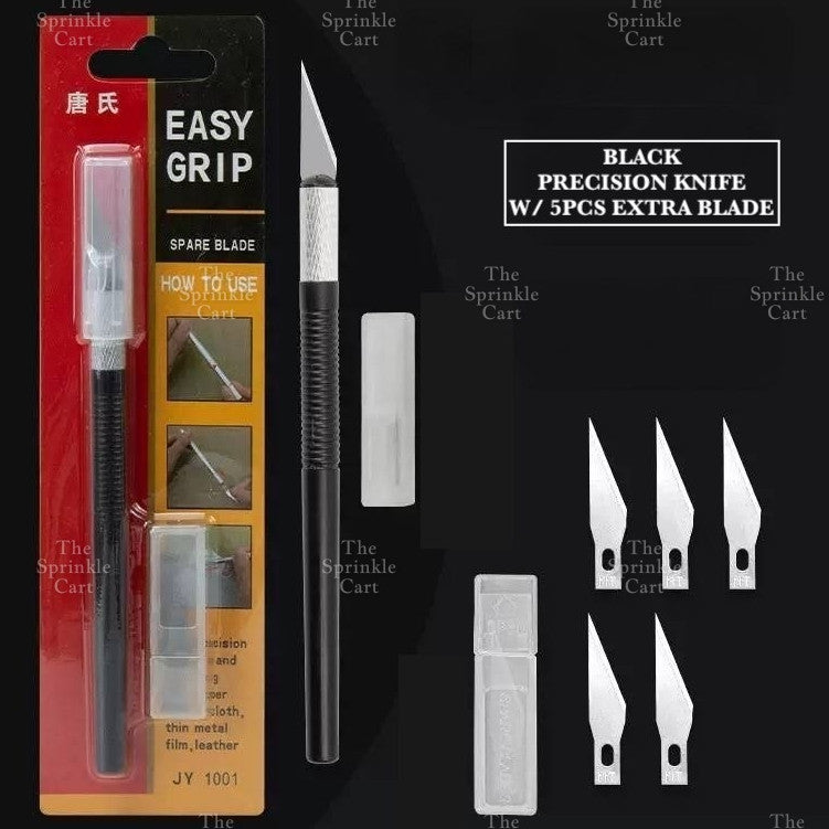 Pen Type Precision Knife with Extra Blade for DIY Craft and Cake Decoration TSC