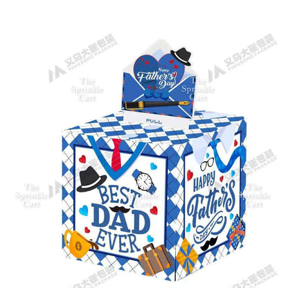 Surprise Money Pulling Box with Plastic for Cake and DIY Gift Birthday Christmas and Other Occasions TSC