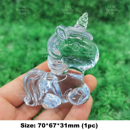 Translucent Crystal Resin Charms Toppers for DIY Cake Decoration Arts and Crafts TSC