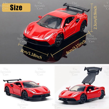 Miniature Drifting Pull Back Car for Gift and Toy Topper Collectibles TSC