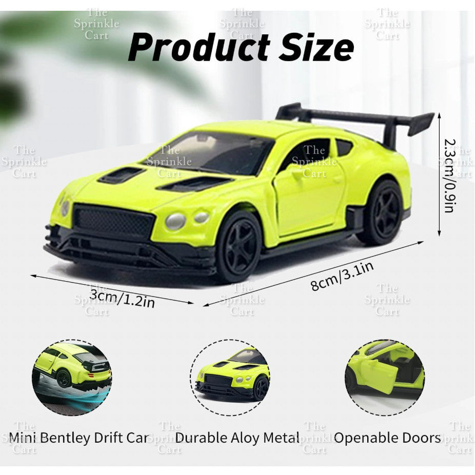 Miniature Drifting Pull Back Car for Gift and Toy Topper Collectibles TSC
