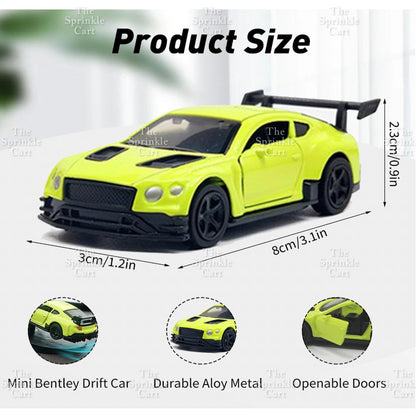 Miniature Drifting Pull Back Car for Gift and Toy Topper Collectibles TSC