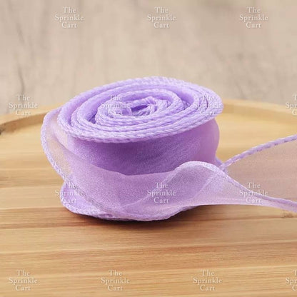 Fishtail Ribbon Wave Net Yarn Mermaid Tail for DIY Flower Bouquet TSC
