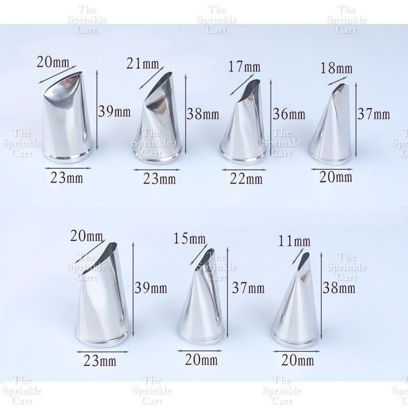 1M 2F 2D 6B 195 Nozzle Tip for Cake Icing Buttercream Pastry Decoration TSC