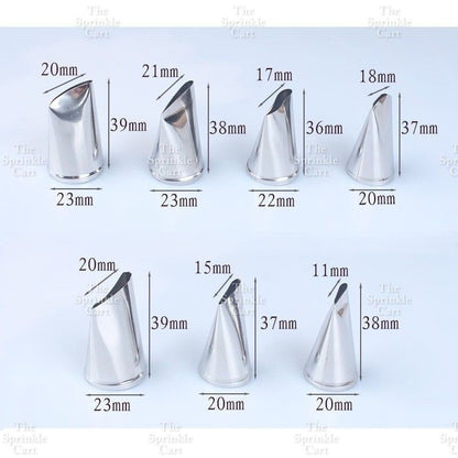 1M 2F 2D 6B 195 Nozzle Tip for Cake Icing Buttercream Pastry Decoration TSC