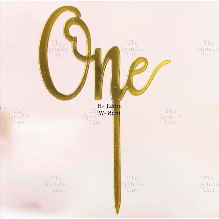 Floral Acrylic Topper Birthday Anniversary Bride to be Mr & Mrs Wedding Anniversary