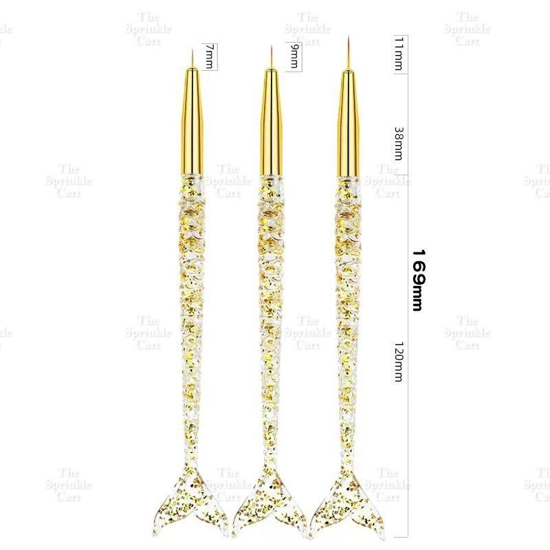 Fine Tip Brush for Drawing Painting Sculpting Cake Nail Art Tool TSC