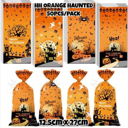 50pcs Christmas Halloween Candy Gift Loot Bag Packaging TSC