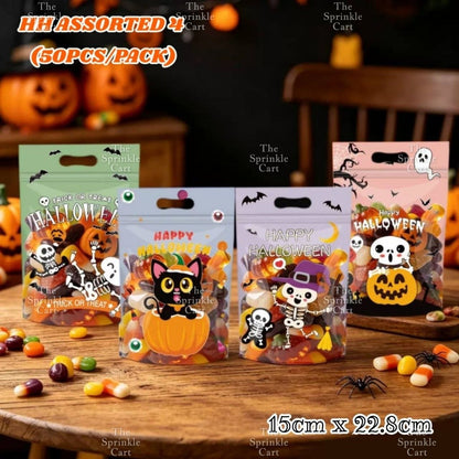 50pcs Christmas Halloween Candy Gift Loot Bag Packaging TSC