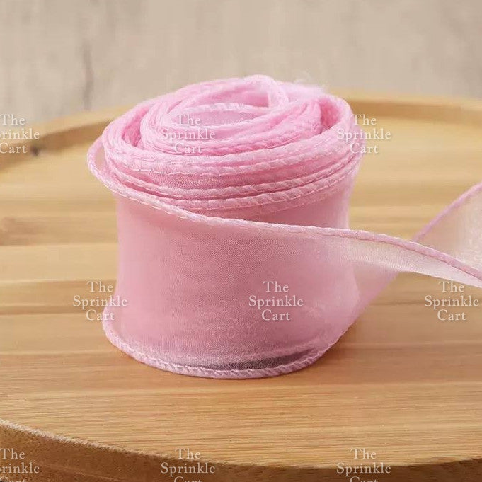 Fishtail Ribbon Wave Net Yarn Mermaid Tail for DIY Flower Bouquet TSC