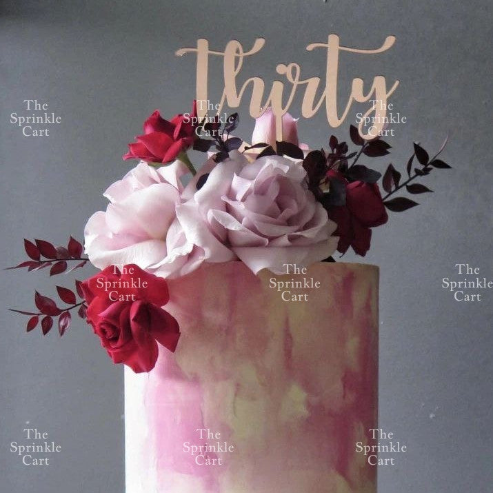 Acrylic Happy Birthday Happy Anniv & Baby Shower Cake Topper Birthday Wedding Party Decoration TSC