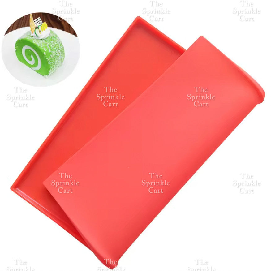 Swiss Roll Non-Stick Silicone Baking Mat and Greaseproof Paper Divider Liner TSC