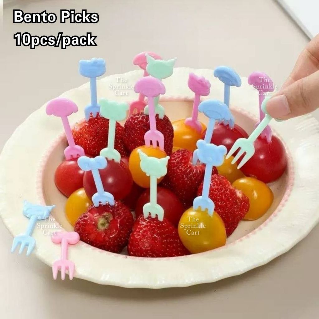 Disposable Bento Picks Utensil with Cute Design TSC