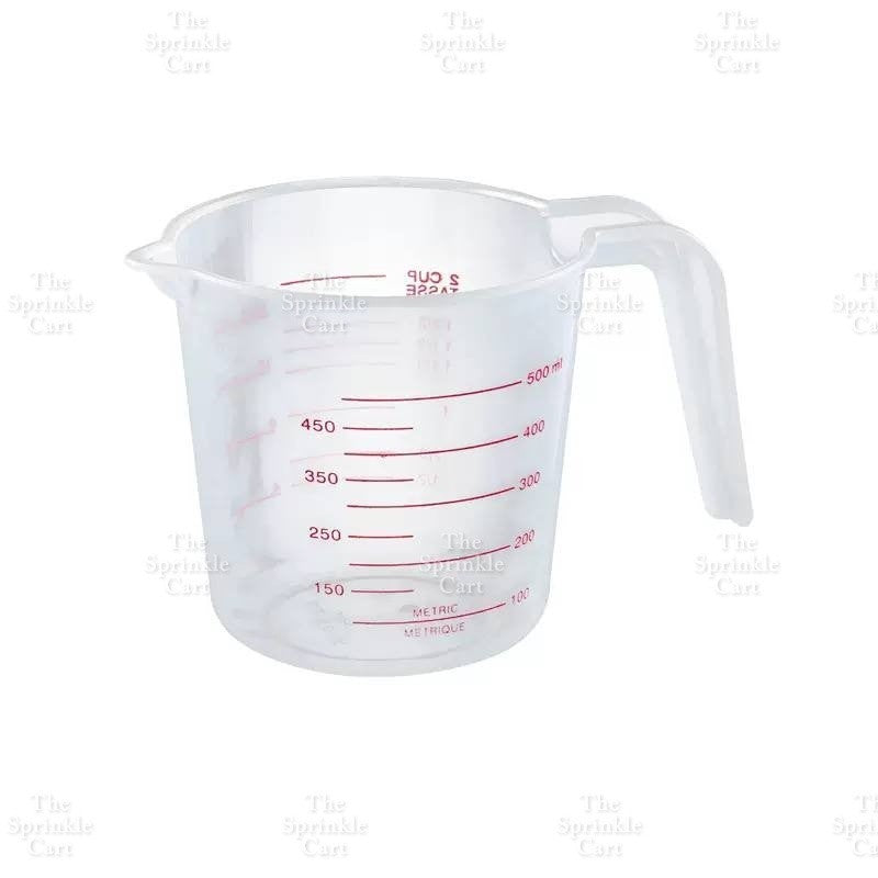 Large Capacity Multi-purpose Handheld Stackable Clear Measuring Cup Set TSC