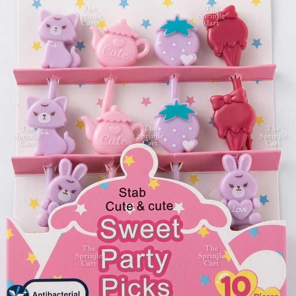 Disposable Bento Picks Utensil with Cute Design TSC
