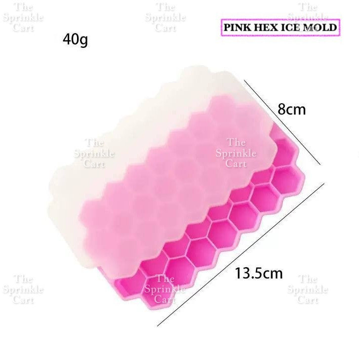 Random Color Silicone Ice Mold Tray with Lid Food Grade Compartment TSC