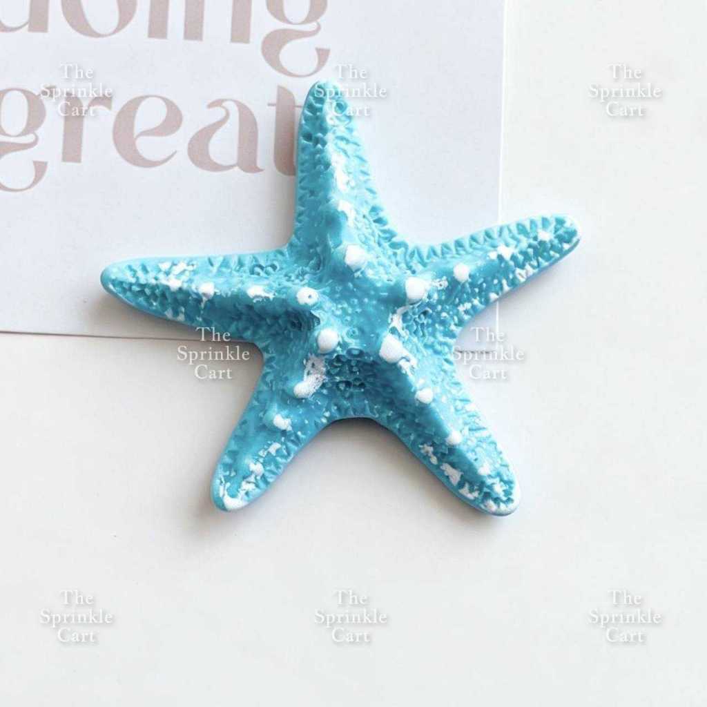 Mermaid Theme Toy Topper Silicone Molder Stencil for Cake Decoration TSC