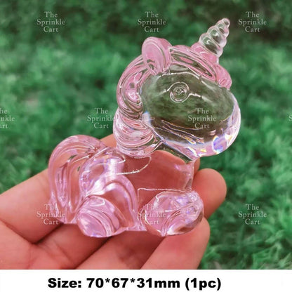 Translucent Crystal Resin Charms Toppers for DIY Cake Decoration Arts and Crafts TSC