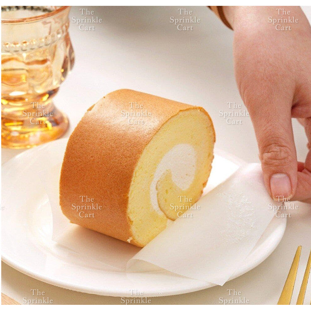 Swiss Roll Greaseproof Divider Liner and Cello Acetate Mousse Cake Border TSC