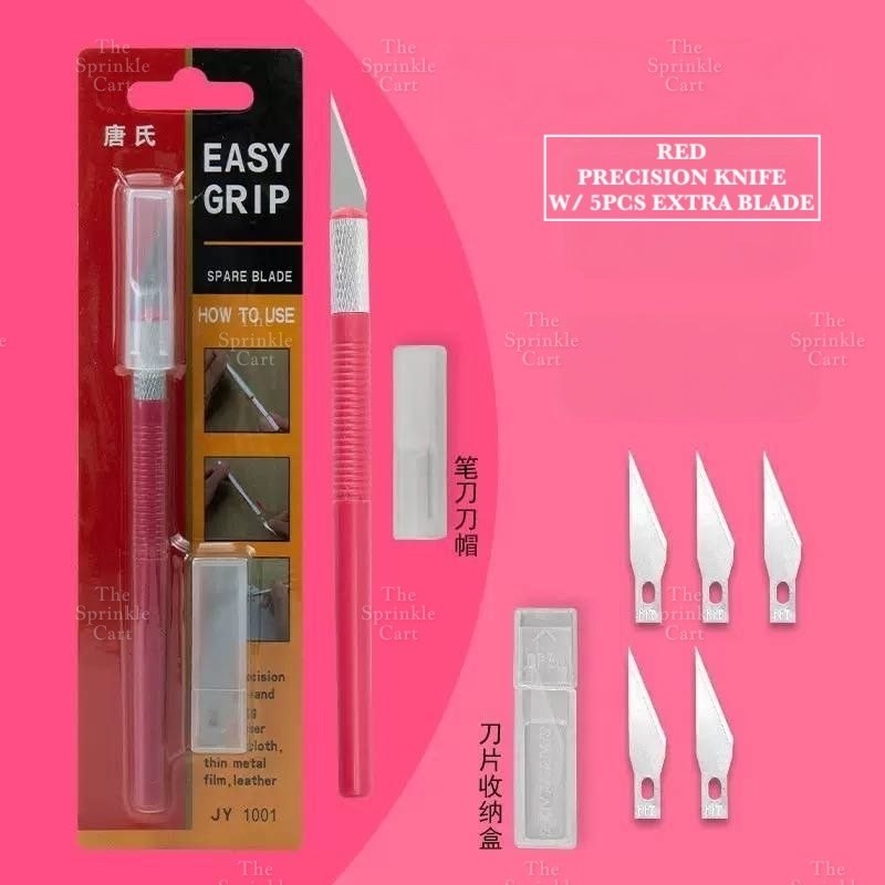 Pen Type Precision Knife with Extra Blade for DIY Craft and Cake Decoration TSC