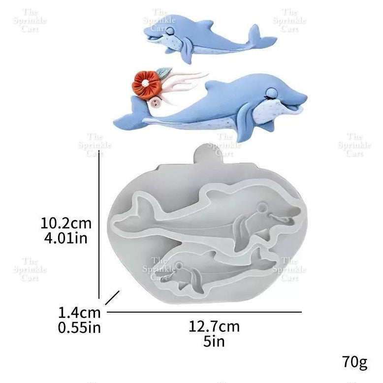 Under The Sea Theme Silicone Molder for Baking Cake Chocolate and Resin Clay DIY Craft TSC