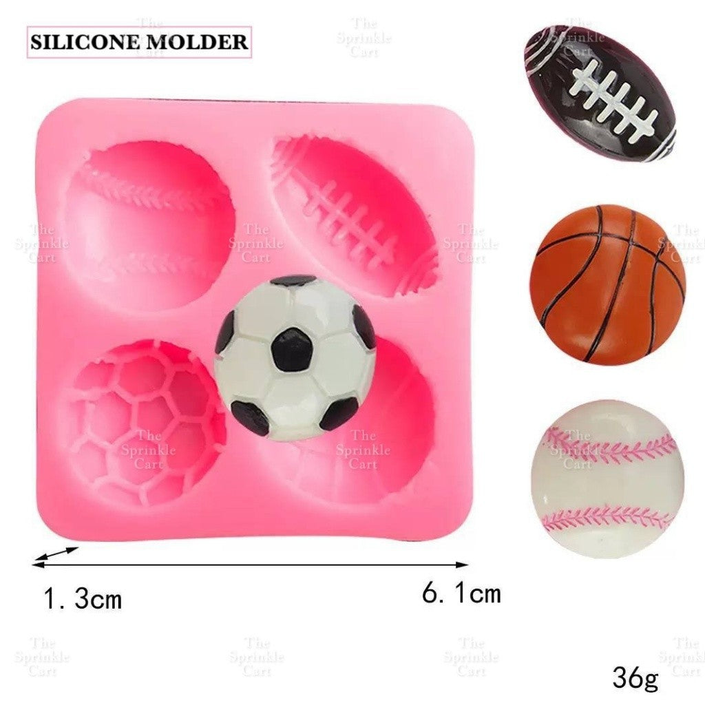 Basketball and Sports Ball Theme Cake Topper for Cake DecorationTSC