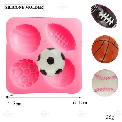 Basketball and Sports Ball Theme Cake Topper for Cake DecorationTSC