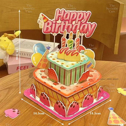 3D Building Blocks and Cardboard Puzzle Toy Assembly for Fun Pastime and DIY Decoration TSC