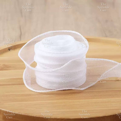 Fishtail Ribbon Wave Net Yarn Mermaid Tail for DIY Flower Bouquet TSC