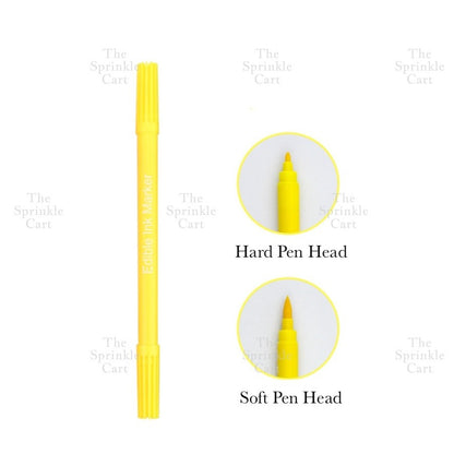 Edible Pigment Dual Tip Writing Pen and Metallic Edible Brush Cake Macaron Decoration TSC