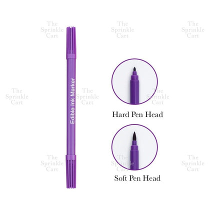 Edible Pigment Dual Tip Writing Pen and Metallic Edible Brush Cake Macaron Decoration TSC