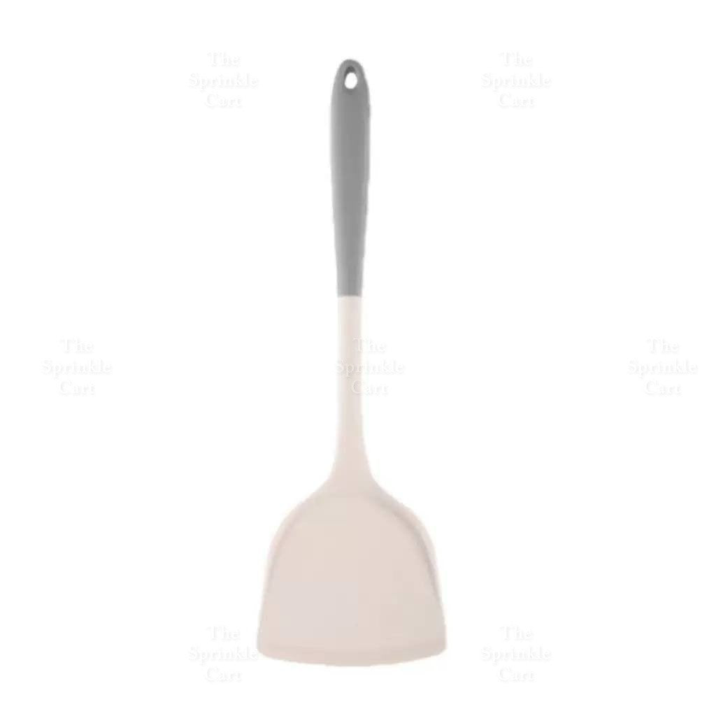 Long Handle Non-Stick Silicone Spatula Ladle Turner Skimmer Kitchen Tool TSC