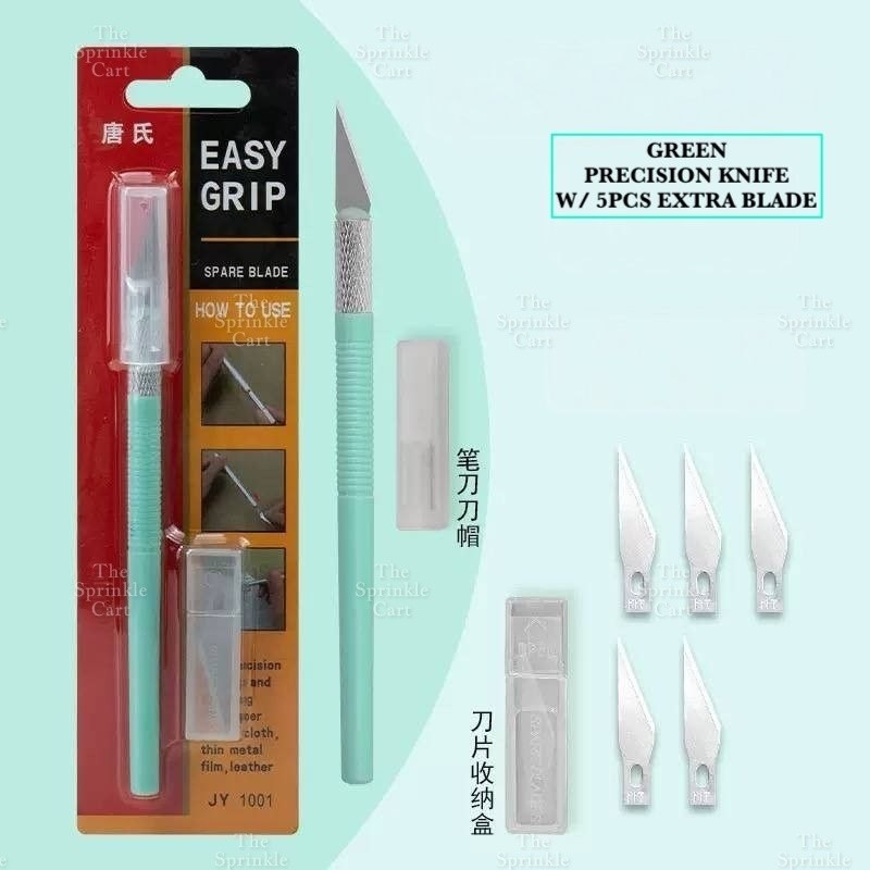 Pen Type Precision Knife with Extra Blade for DIY Craft and Cake Decoration TSC