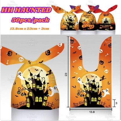 50pcs Christmas Halloween Candy Gift Loot Bag Packaging TSC