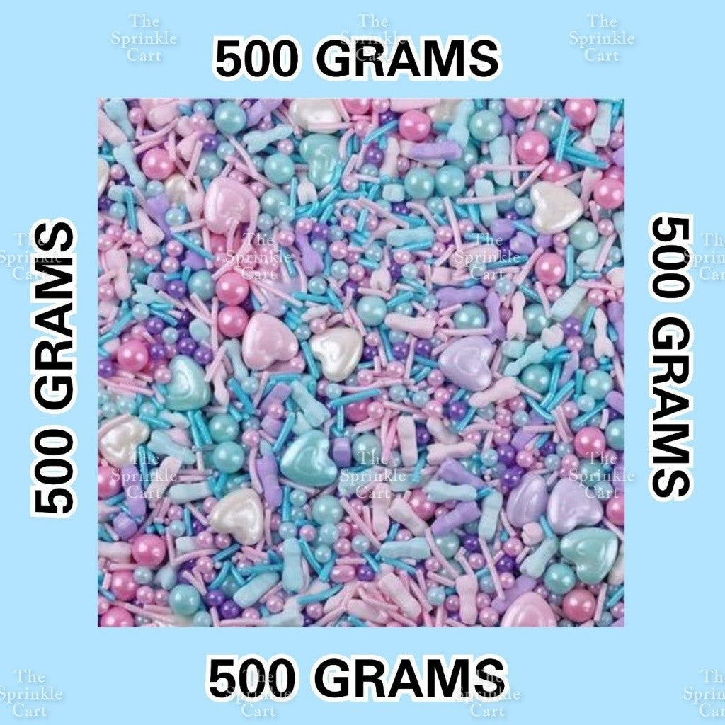 500grams Christmas Valentines Halloween Theme Edible Sprinkles Dragees Cake Decoration TSC