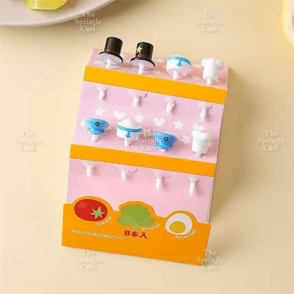 Disposable Bento Picks Utensil with Cute Design TSC
